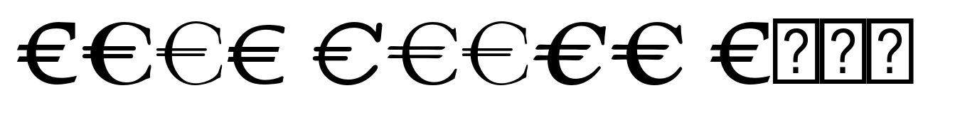 Euro Serif EF Four